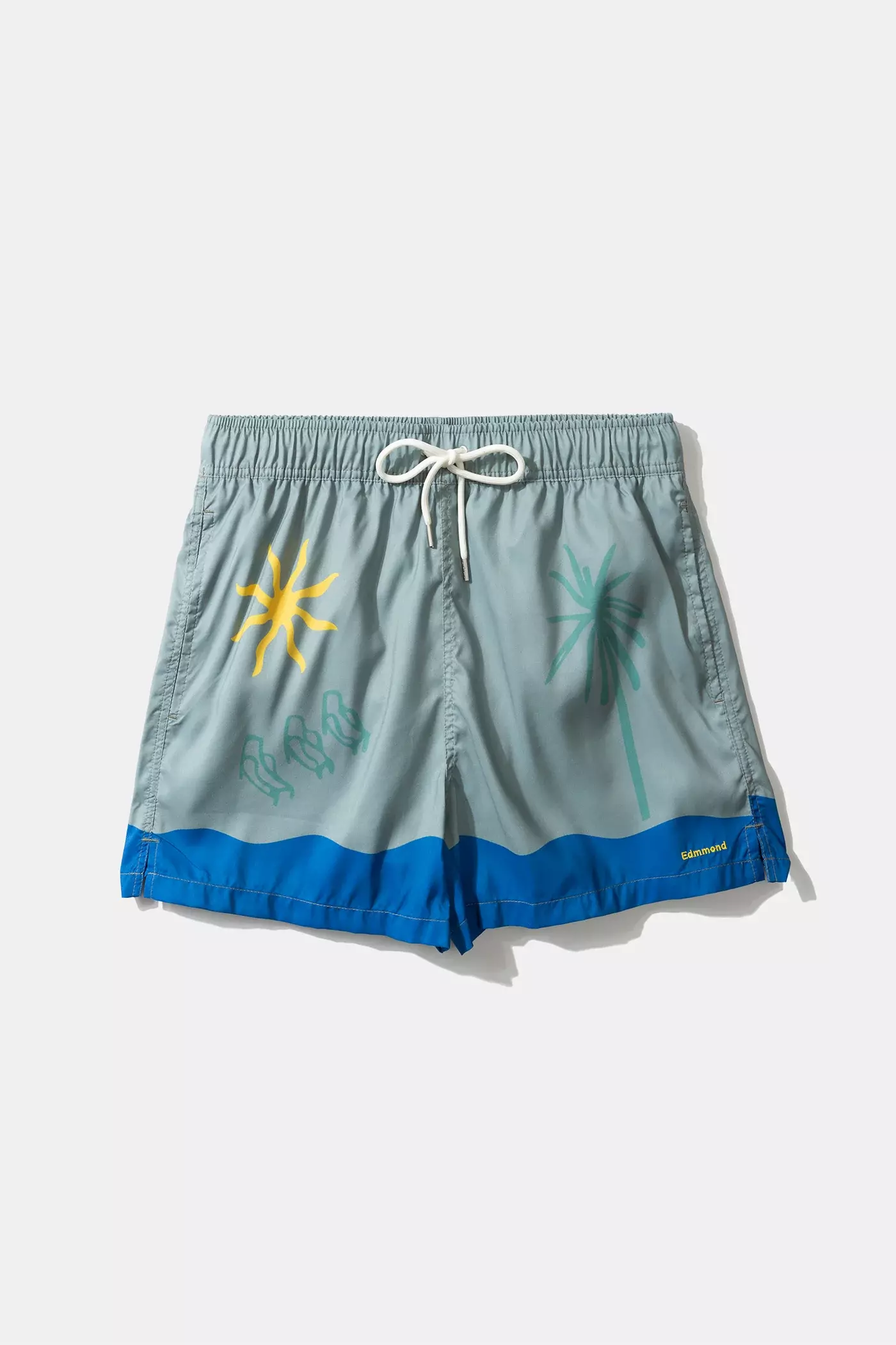 Edmmond Studios Sage Green Resort Badehose Herren salbeigrün